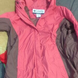 Columbia Two-Tone Pink and Brown Jacket
